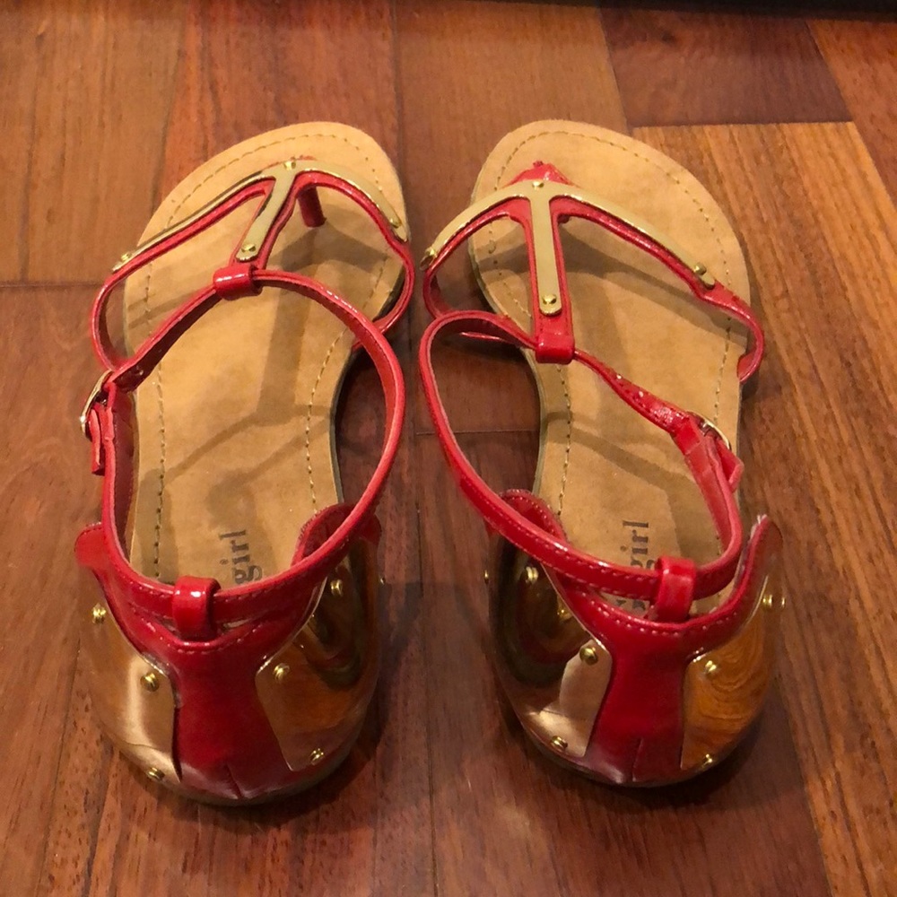 Red Sandals